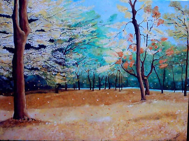 hojas de otoño...