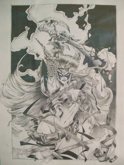 Comic´s Ángela. Guerrera.