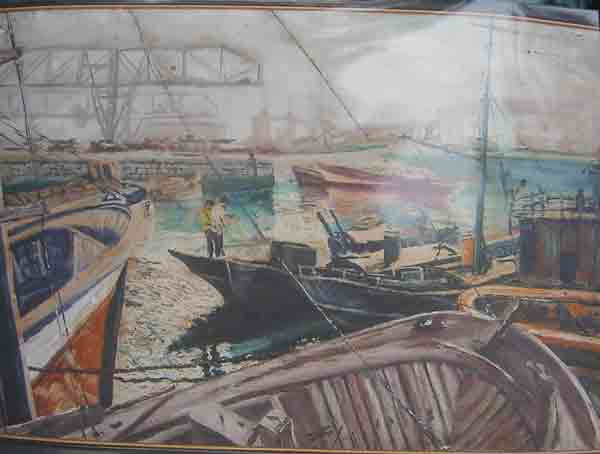 Avilés. Puerto pesquero 1963