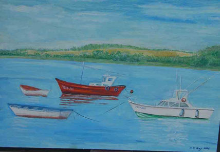 Ría y barcas