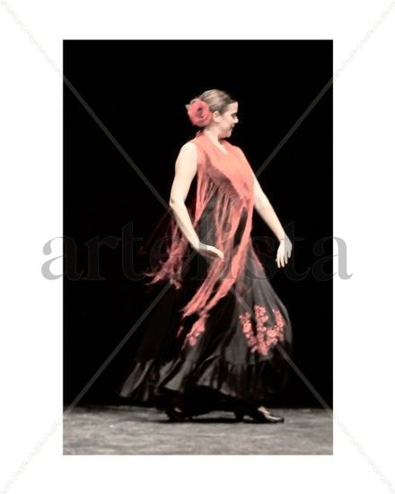 Flamenco_Acuarela 1690 Other Themes Color (Digital)