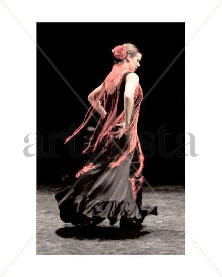 Flamenco_Acuarela 1697 Other Themes Color (Digital)