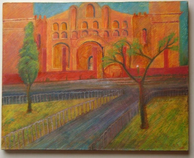 Catedral de Jauja Oil Canvas Landscaping