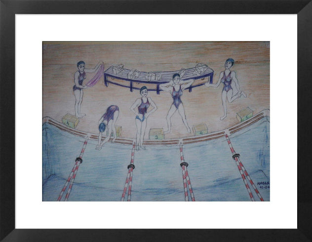 la piscina