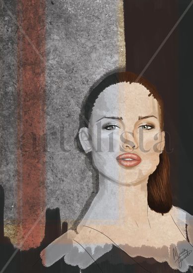 Mujer de labios gruesos 