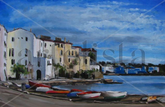 Port Alguer 3. Cadaqués. Óleo Otros Paisaje