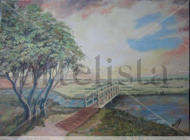 Atardecer Oil Canvas Landscaping