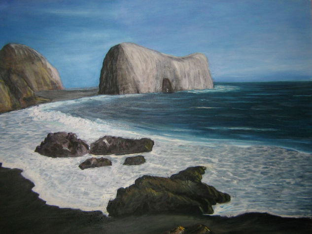 playa de Constitución Chile Oil Canvas