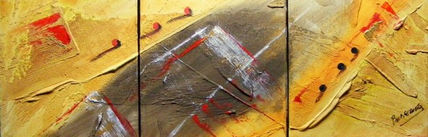 Triptico abstracto