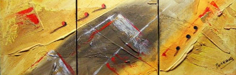 Triptico abstracto