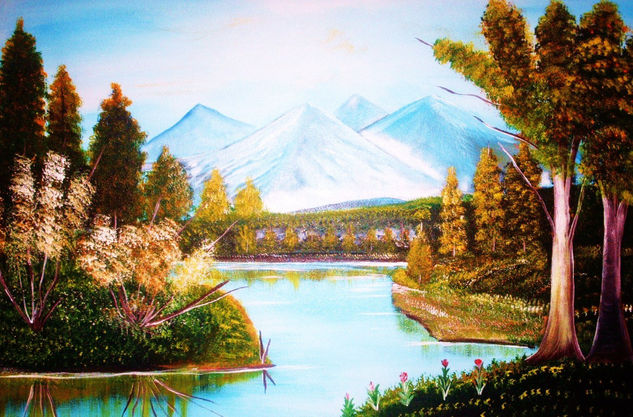 Paisaje Acrylic Canvas Landscaping