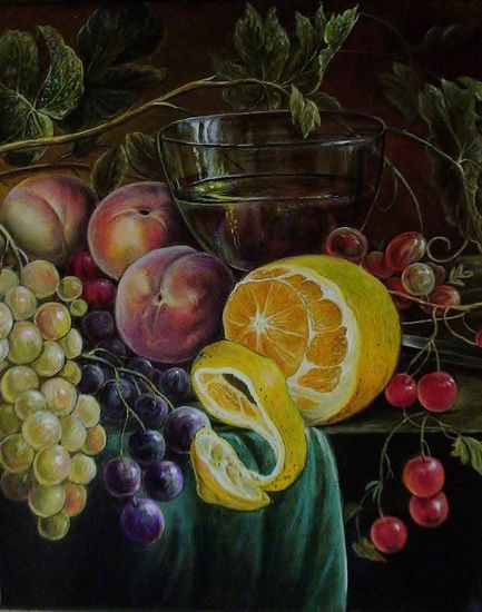 BODEGON Oil Panel Still Life Paintings