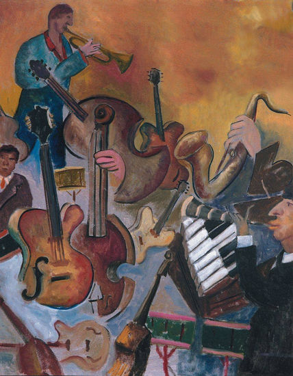 jazz3 Oil Canvas Landscaping