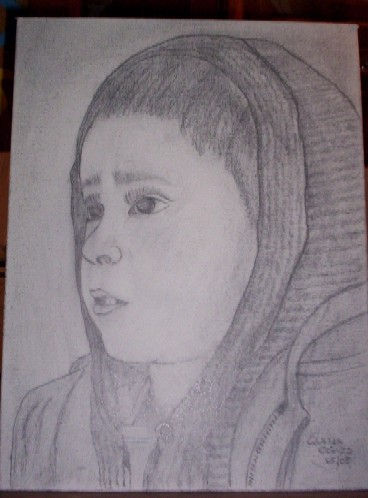 retrato Pencil (Black) Canvas