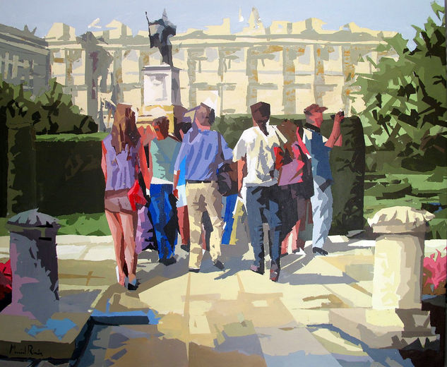 PLAZA DE ORIENTE    120x100 cm Oil Canvas Landscaping