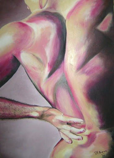 torso masculino Oil Canvas Figure Painting