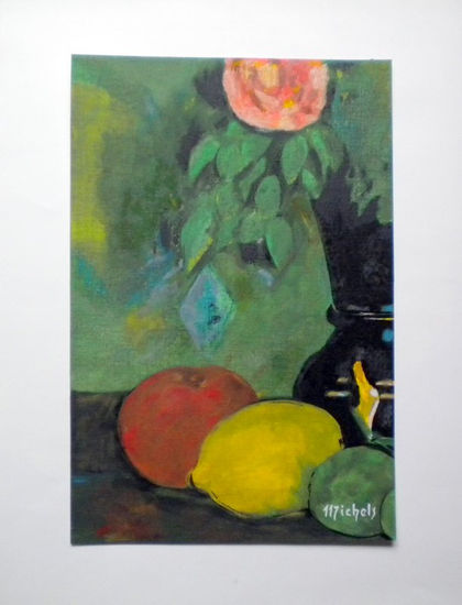 Fleurs et fruits Acrylic Paper Others