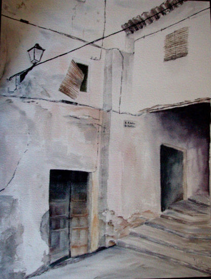 La esquina Watercolour Paper Landscaping