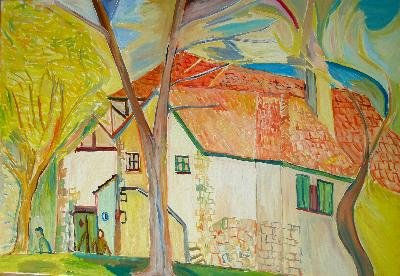 Paisaje, casa de...