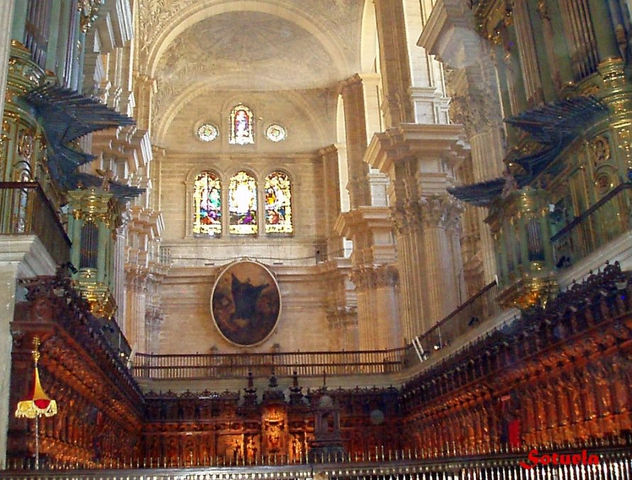 Málaga Catedral, organo, coro