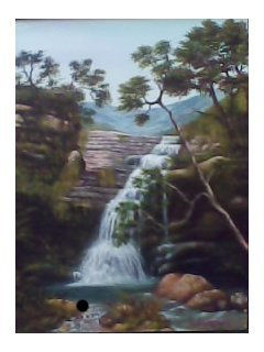 cascada Oil Canvas Landscaping