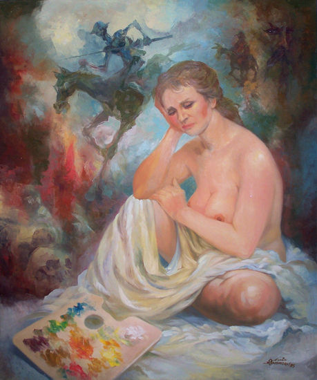 DULCINEA Oil Canvas Nude Paintings