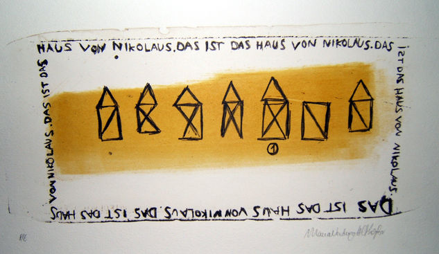 Das Haus von Nikolaus Litografía