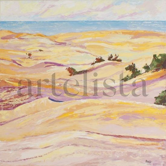 Viento en las dunas Oil Canvas Landscaping