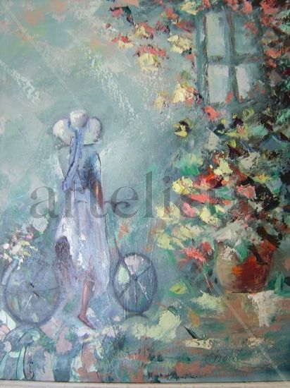 primavera Oil Canvas Floral Painting