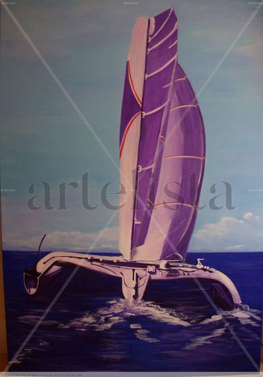 El Trimaran Oil Canvas Others