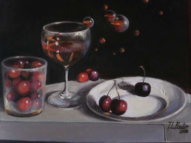 Bebida espirituosa Oil Canvas Still Life Paintings