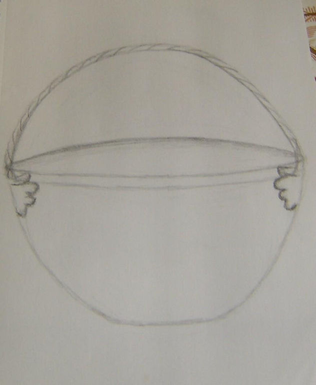 cesta. 21x15cm