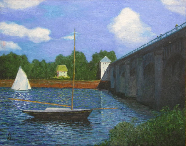 Quasi Monet Óleo Lienzo Paisaje