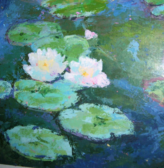 Interpretación sobre Monet II Acrylic Paper Landscaping