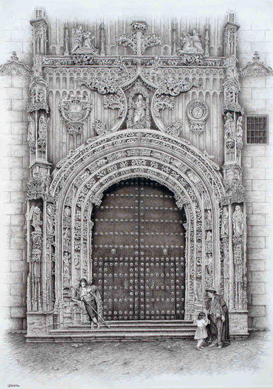 Puerta del Sagrario, Catedral de Málaga 