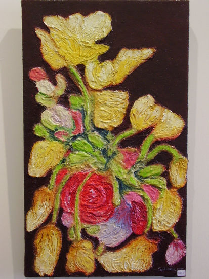 flores mustias Oil Canvas Landscaping