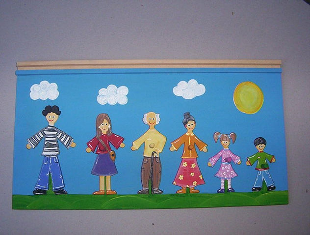 Encastres planos: siluetas familia