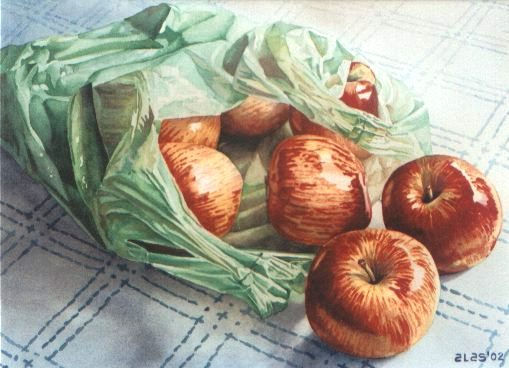 P.P. (plàstic i pomes) Watercolour Paper