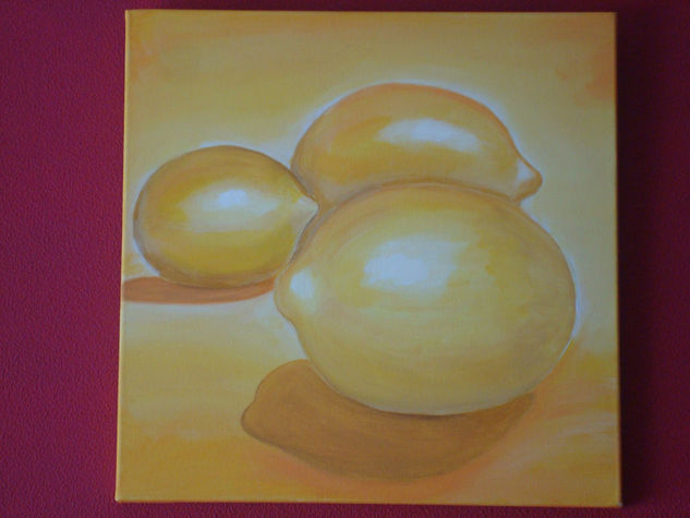 LIMONES Acrylic Canvas Still Life Paintings