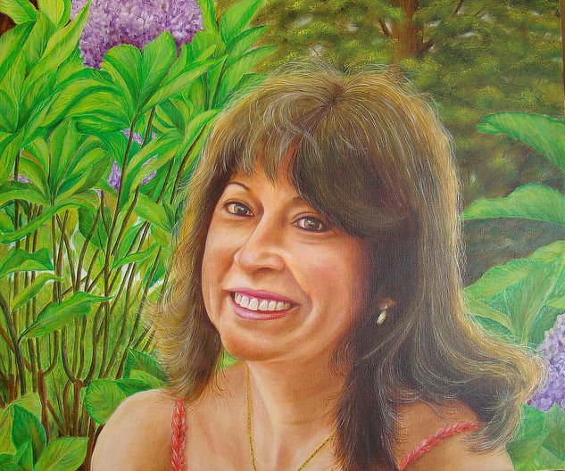 Kelly Óleo Lienzo Retrato