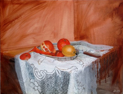 Dos naranjas y limón