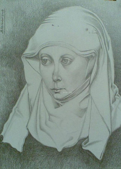 Retrato de mujer Lápiz