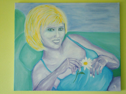 Chica y Flor