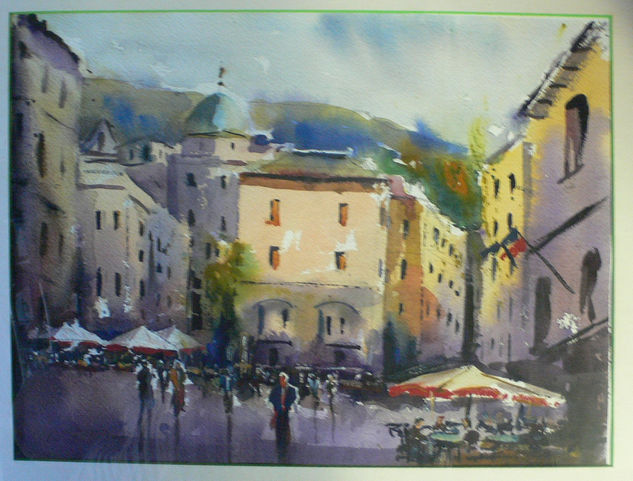 PLAZA BOULOGNE Watercolour Paper Others