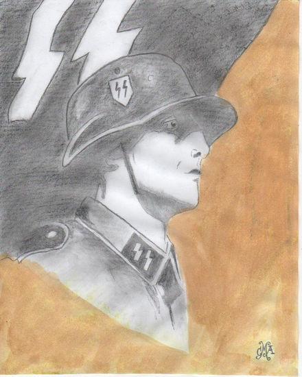 Soldado S.S. (II guerra mundial) Charcoal