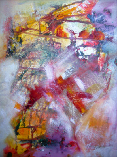 LOS CAMINOS DEL kUMELEN II Mixed media Panel Others