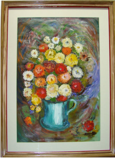 Aromas en armonía Others Card Floral Painting