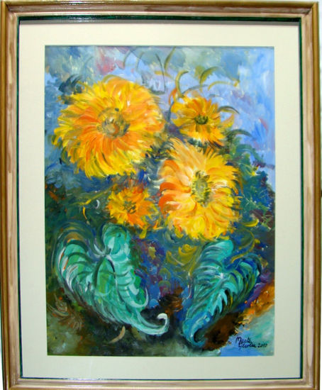 Brillo de sol Others Card Floral Painting