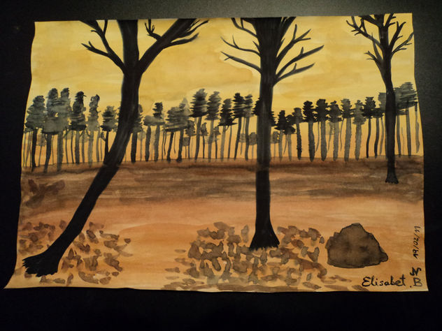 bosque de otoño