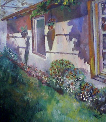 Mi Hogar Oil Canvas Landscaping